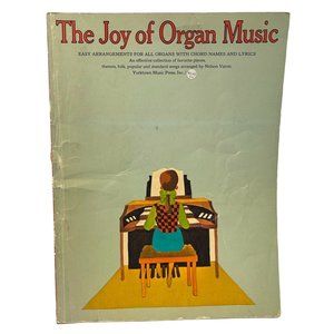 The Joy of Organ Music Songbook Sheet Music 50+ Songs 1967 Easy Arrangements